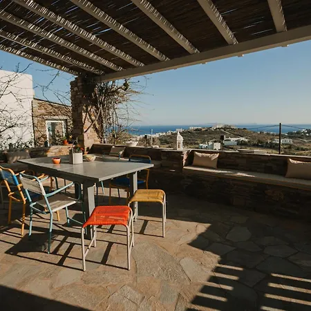 Dinora Stone Villa, Pool & Sea Views In Tinos Villa