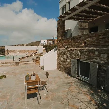Dinora Stone Villa, Pool & Sea Views In Tinos Villa