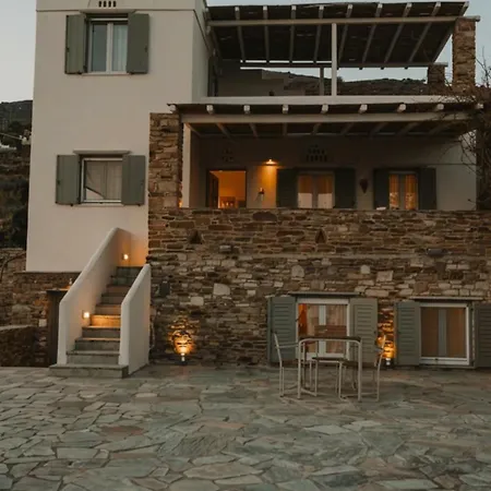 ヴィラ Dinora Stone Villa, Pool & Sea Views In Tinos アギオス・イオアニス