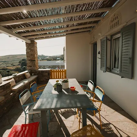 Dinora Stone Villa, Pool & Sea Views In Tinos ヴィラ アギオス・イオアニス